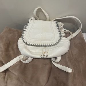 White Small Backpack